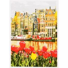 Рисование по номерам "Голландский пейзаж", 40 х 50 см