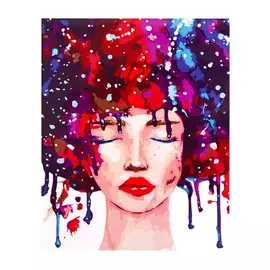 Рисование по номерам "Загадочная девушка"