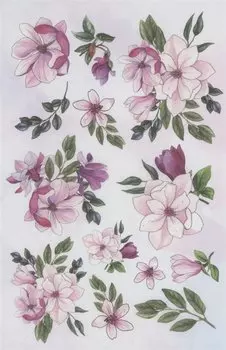 Рисовая бумага для декупажа "Магнолия"