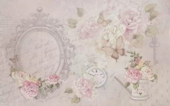 Рисовая бумага для декупажа "Винтажная рама"