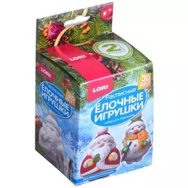 3D Art.Роспись ёлочных игрушек "Дед Мороз и Снеговик" Ир-012