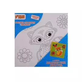 Роспись по холсту "Лисичка"