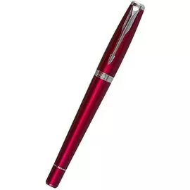 Ручка перьевая "Urban Core Vibrant Magenta CT F" нержавеющая сталь, Parker