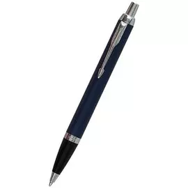Ручка шариковая Parker, IM Matte Blue CT, подарочная синяя