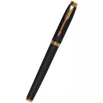 Ручка-роллер подарочная "IM Premium Black/Gold GT" черная, Parker