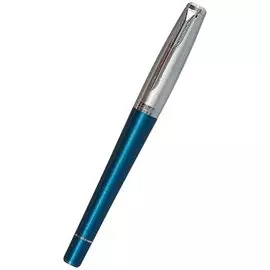 Ручка роллер "Urban Premium Dark Blue CT F" черная, Parker