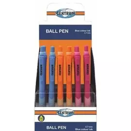 Ручка шариковая Centrum LINE чернила на масляной основе, 0,7мм, синяя 88048