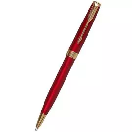 Ручка шариковая "Sonnet Core LaqRed GT M" черная, Parker