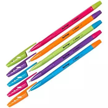 Ручка шариковая синяя "Tribase Fuze" 0,7мм, Berlingo