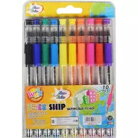 Ручки шариковые "Neon Color", 10 цв.