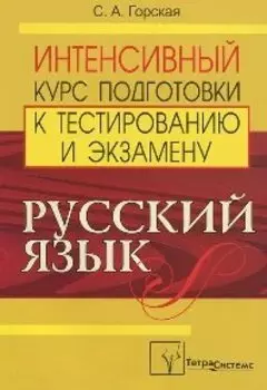 Русский язык. Интенсивный курс подготовки к тестированию и экзамену