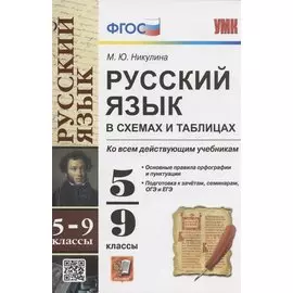 Русский язык в схемах и таблицах. 5-9 классы. Ко всем действующим учебникам