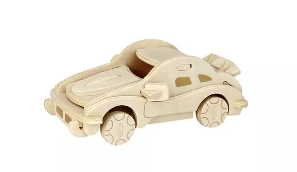 Набор для творчества ЧУДО-ДЕРЕВО Сборная деревянная модель Спорткупе S-P066