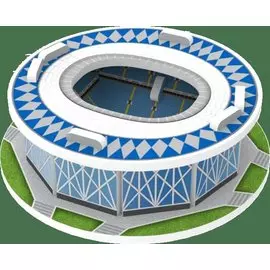 Сборная модель, 3D пазл ,стадион Волгоград Арена,12 дет., 6,1*6,1*2,2см