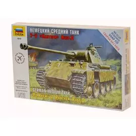 Сборная модель Немецкий средний танк T-V Пантера Ausf.D, 5010, ЗВЕЗДА