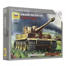Сборная модель Немецкий тяжелый танк PZ.KPFW. VI Тигр, 6256, ЗВЕЗДА