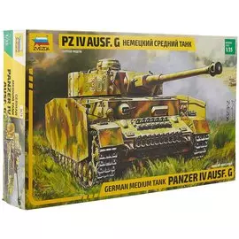 Сборная модель «Немецкий средний танк PZ IV AUSF. G», 1/35, 18.9 см