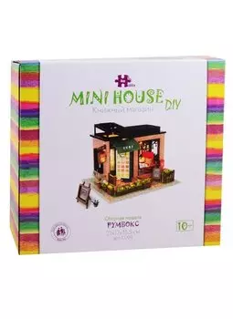 Интерьерный конструктор для творчества Румбокс MiniHouse Книжный магазин C008