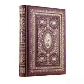 Семейная Библия. Рассказы из Священной истории Ветхого и Нового Завета. Книга в коллекционном кожаном переплете ручной работы с изящным тиснением и с окрашенным, торшонированным и золочёным обрезом