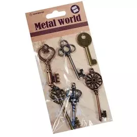 Шармы Ключики (6шт.) (металл) (1100134)