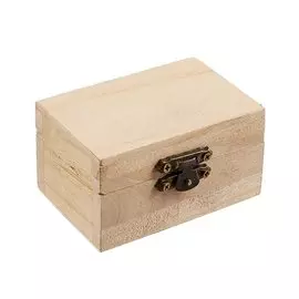 Набор д/творчества Шкатулка д/росписи Прямоугольная 4,3*7,8*5,2/4,3*8,0*6,0 (дерево) (AM1249)