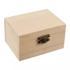 Набор д/творчества Шкатулка д/росписи Прямоугольная 5,7*9,8*7,8/6,0*10,9*8,3 (дерево) (AM1249)