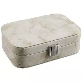 Шкатулка для украшений Мрамор (15х10х5) (кожзам)