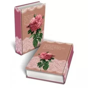 Шкатулка из МДФ "Алая роза", 17*11*5см