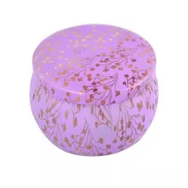 Шкатулка круглая Узор (золото) (металл) (6,5х5) (12-09412-03563-3)