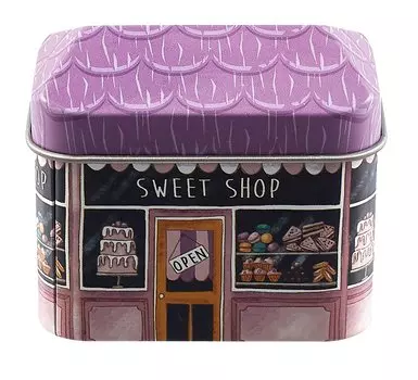 Шкатулка Магазин (домик) (металл) (7х6)