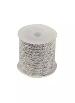 Шнур декоративный на пластиковой бобине (3м), серебряный (11-00839-0839-2-2)
