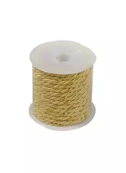 Шнур декоративный на пластиковой бобине (3м), золотой (11-00839-0839-2-1)