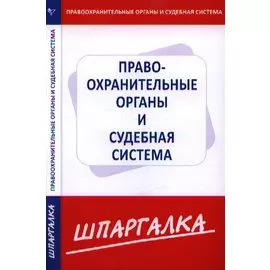 Шпаргалка по правоохранительным органам и судебной системе