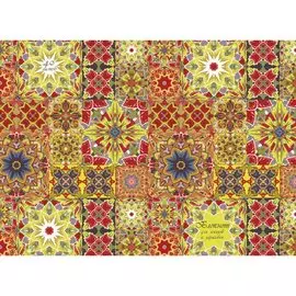 Сияние (орнамент) (гребень, 40л.) АЛЬБОМЫ ДЛЯ РИСОВАНИЯ (гребень). 40 листов