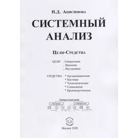 Системный анализ. Цели-Средства