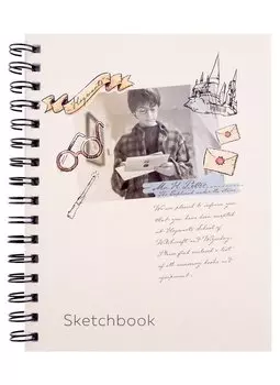 Скетчбук 162*210 40л "Гарри Поттер", 160г/м2