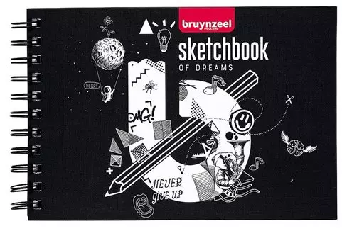 Скетчбук А5 30л вертикальный, 250г/м2, тв.обл., спираль