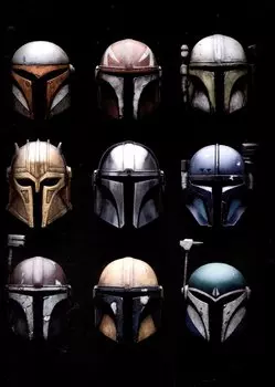 Скетчбук А6 48л "Звёздные войны. Шлемы мандалорцев" тв.обложка