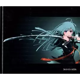 Скетчбук Аниме Девушка с мечом (100стр) (24,5х20,5)