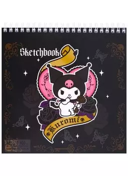 Скетчбук "Kuromi 2", 19 х 19 см, 48 листов