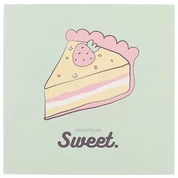 Скетчбук «Sweet», 40 листов, 17 х 17 см