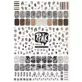 Слайдеры для ногтей "Африка"