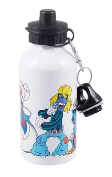 Союзмультфильм Бутылка с карабином Бременские музыканты Концерт (белая) (металл) (500 мл)