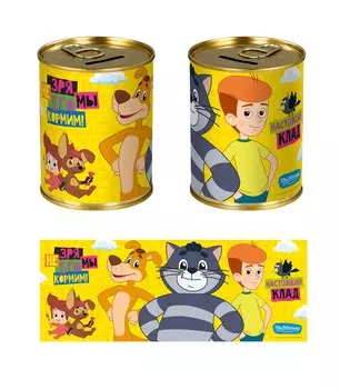 Союзмультфильм Копилка Бочка Простоквашино (металл) (8х10)