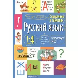 Русский язык. 1- 4 класс. Справочник в таблицах