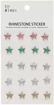 Стразы самоклеящиеся ассорти Звезды