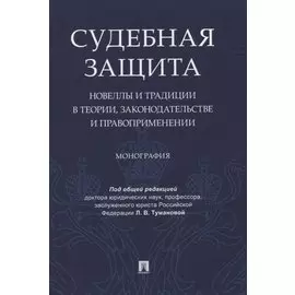 Судебная защита: новеллы и традиции в теории, законодательстве и право-применении. Монография