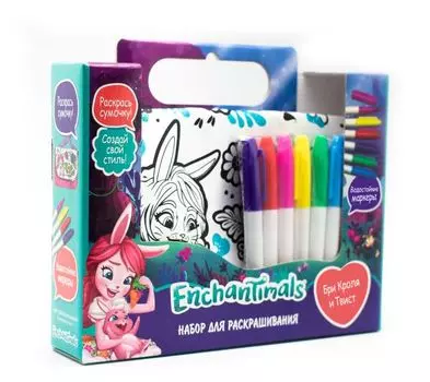 Сумка для раскрашивания Энчантималс Бри и Твист