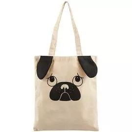 Сумка «Мопс», 40 х 32 см