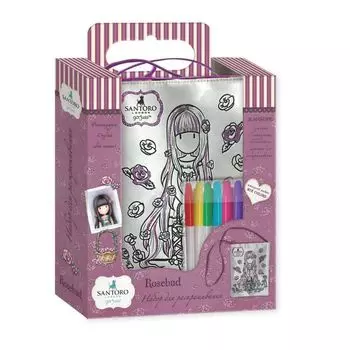 Сумка прогулочная для раскрашивания. Santoro